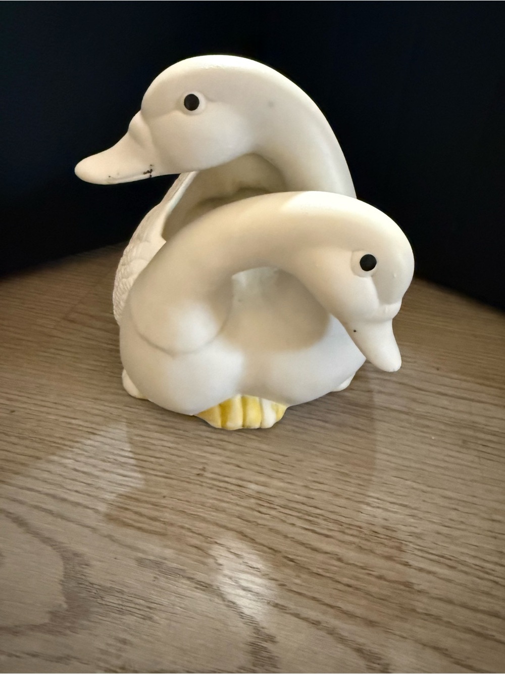 Takahashi Vintage Ceramic Double Duck Planter Made In Japan Hand Painted
